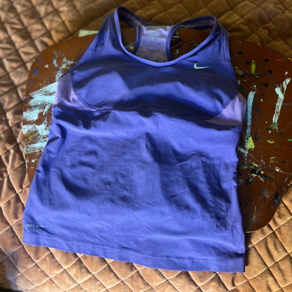 Large Nike Lavender Dri-FIT Tank Top